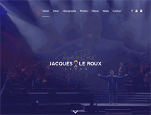 Tablet Screenshot of jacques-le-roux.com